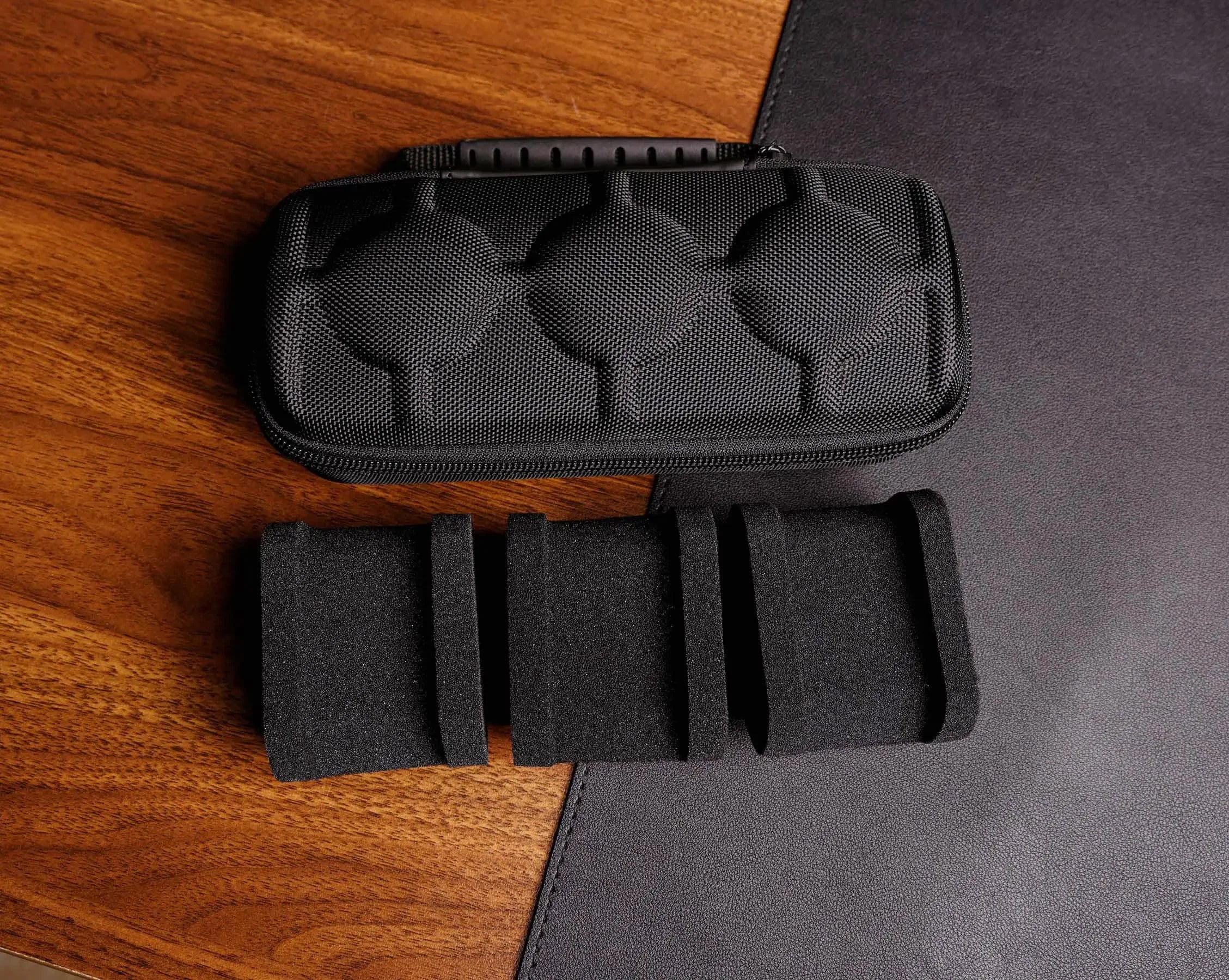 Watch Travel Case for 3, 5, 6 or 10 Watches, Hard Shell Watch Roll Organizer with Removable Pillows