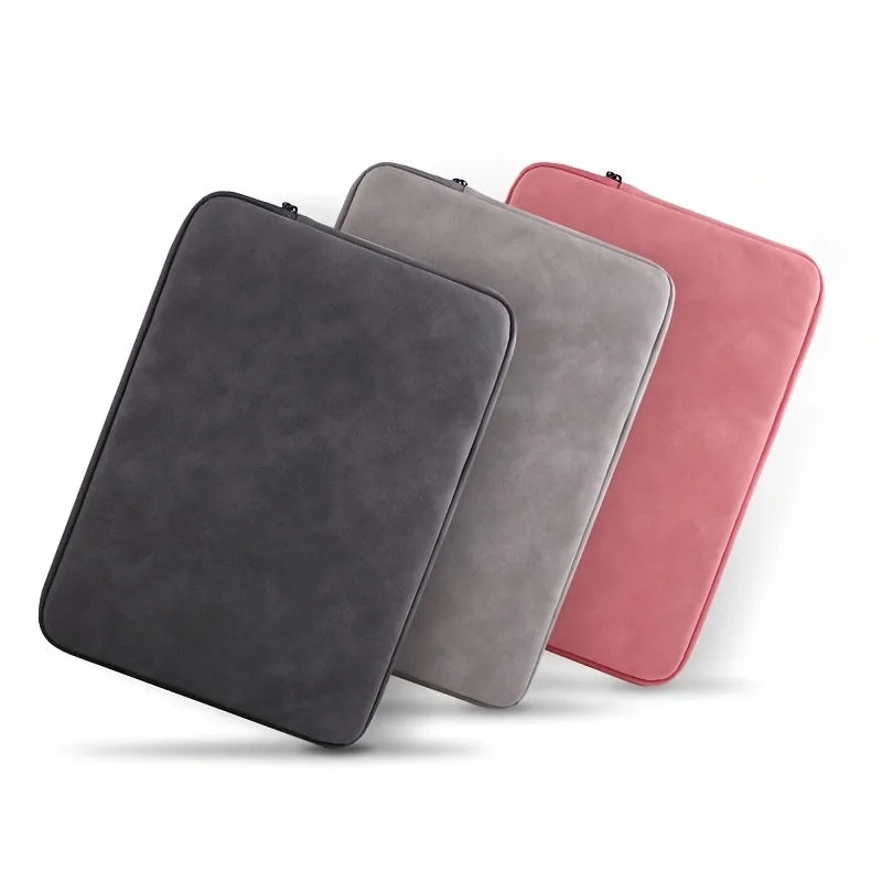 Laptop Sleeve Case 11, 13, 14, 15.6 Inch, PU Leather Slim Protective Pouch Bag for Laptops and Tablets