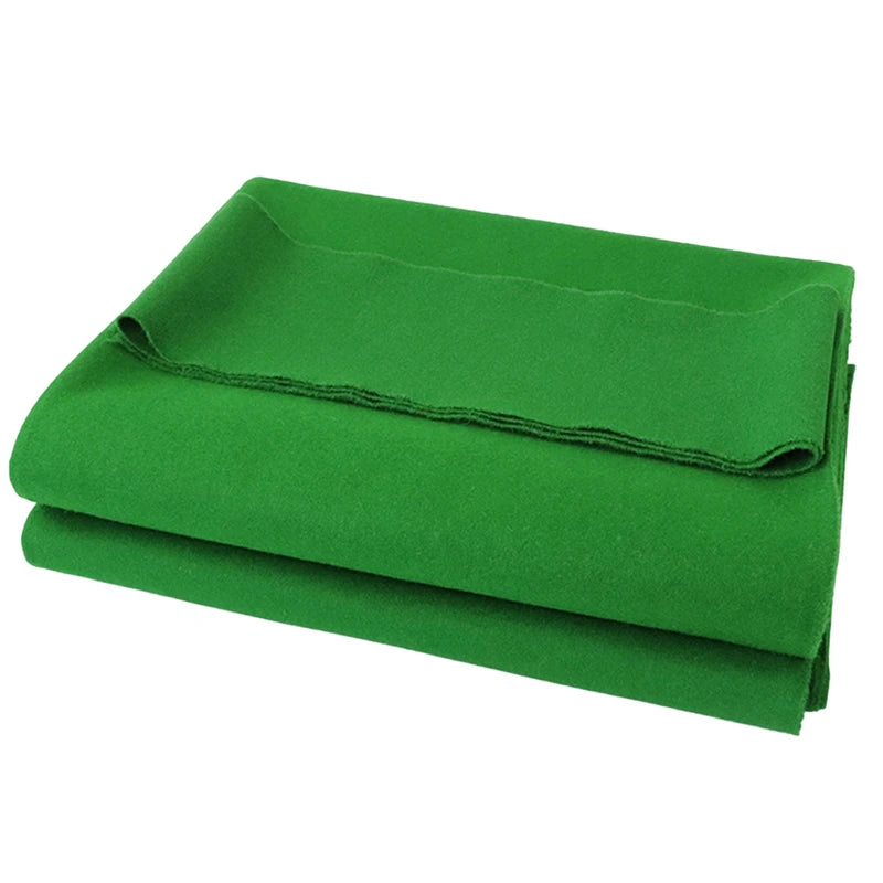 Billiard Table Cloth for 7, 8 and 9 Ft Pool Tables, Nylon Blend Felt Replacement Kit with 6 Rail Strips