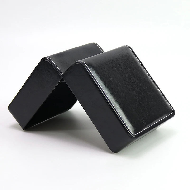 Watch Box with Pillow, PU Leather Single Watch Display Case and 6 or 12 Slot Organizer for Men