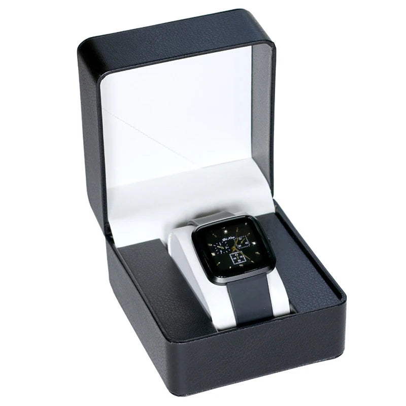 Watch Box with Pillow, PU Leather Single Watch Display Case and 6 or 12 Slot Organizer for Men