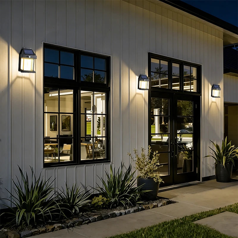 Solar Motion Wall Lights Outdoor (2 Pack)